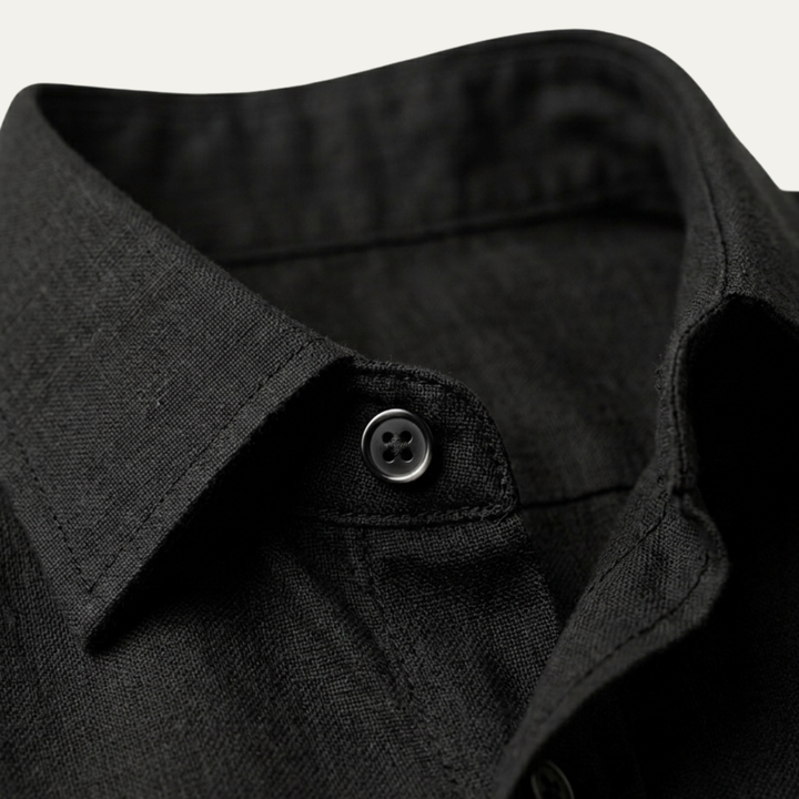 The Meadowrun Men’s Linen Trendy Button Up Shirt