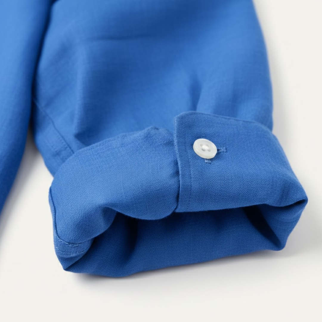 The Willowfield Ridge Men’s Linen Casual Button Up Shirt