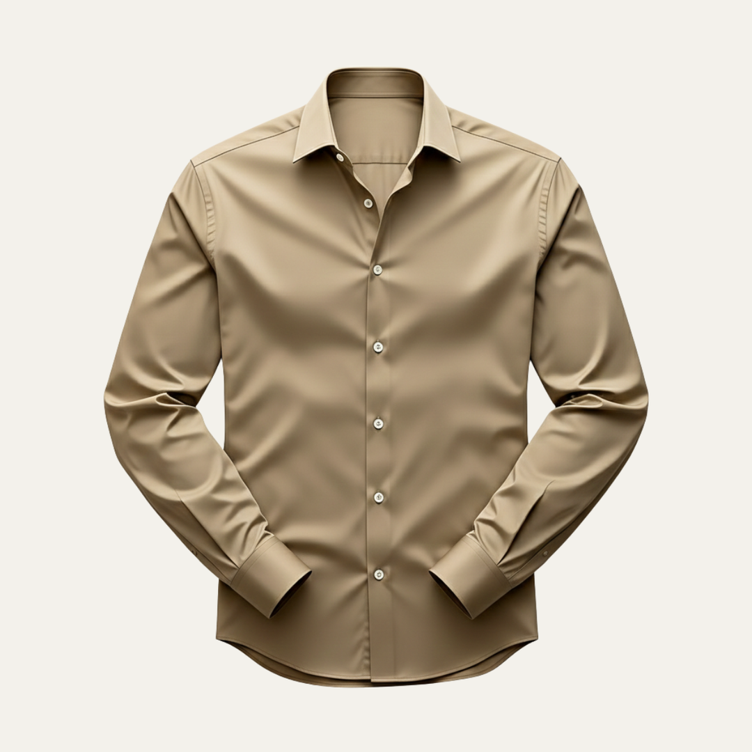 The Oxfordshire Men’s Lightweight Slim Fit Stretch Dress Shirt