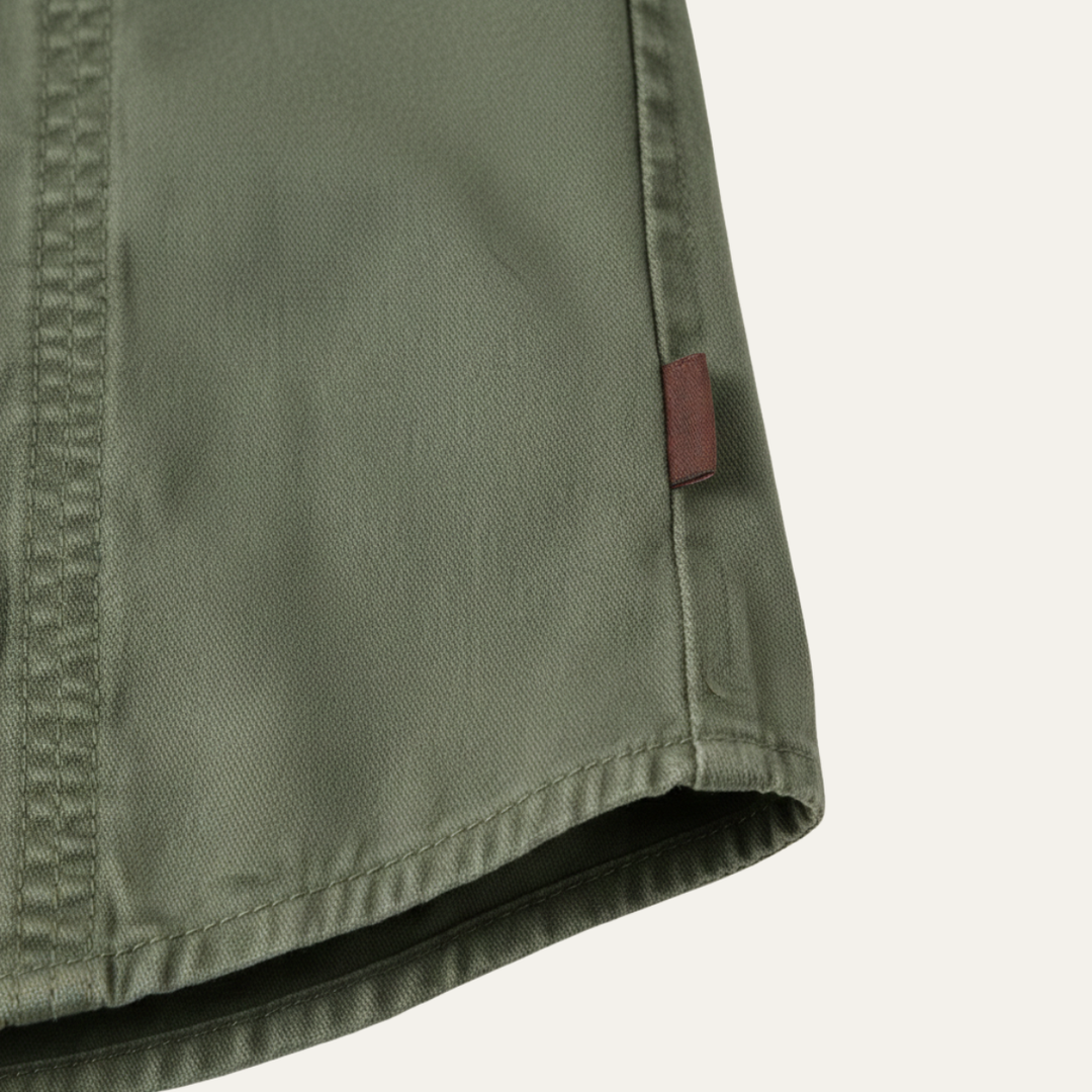 The Ashton Ridge Men’s Solid Color Multi Pocket Cargo Shirt