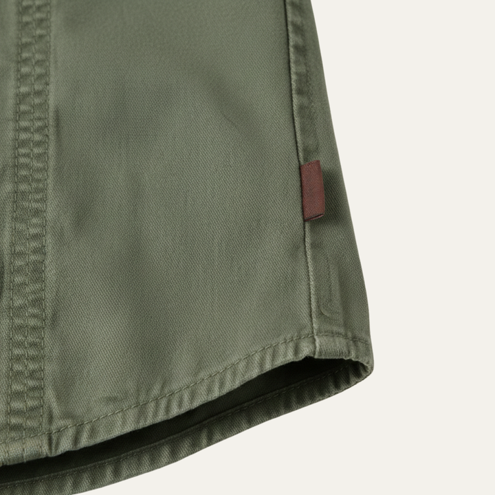 The Ashton Ridge Men’s Solid Color Multi Pocket Cargo Shirt