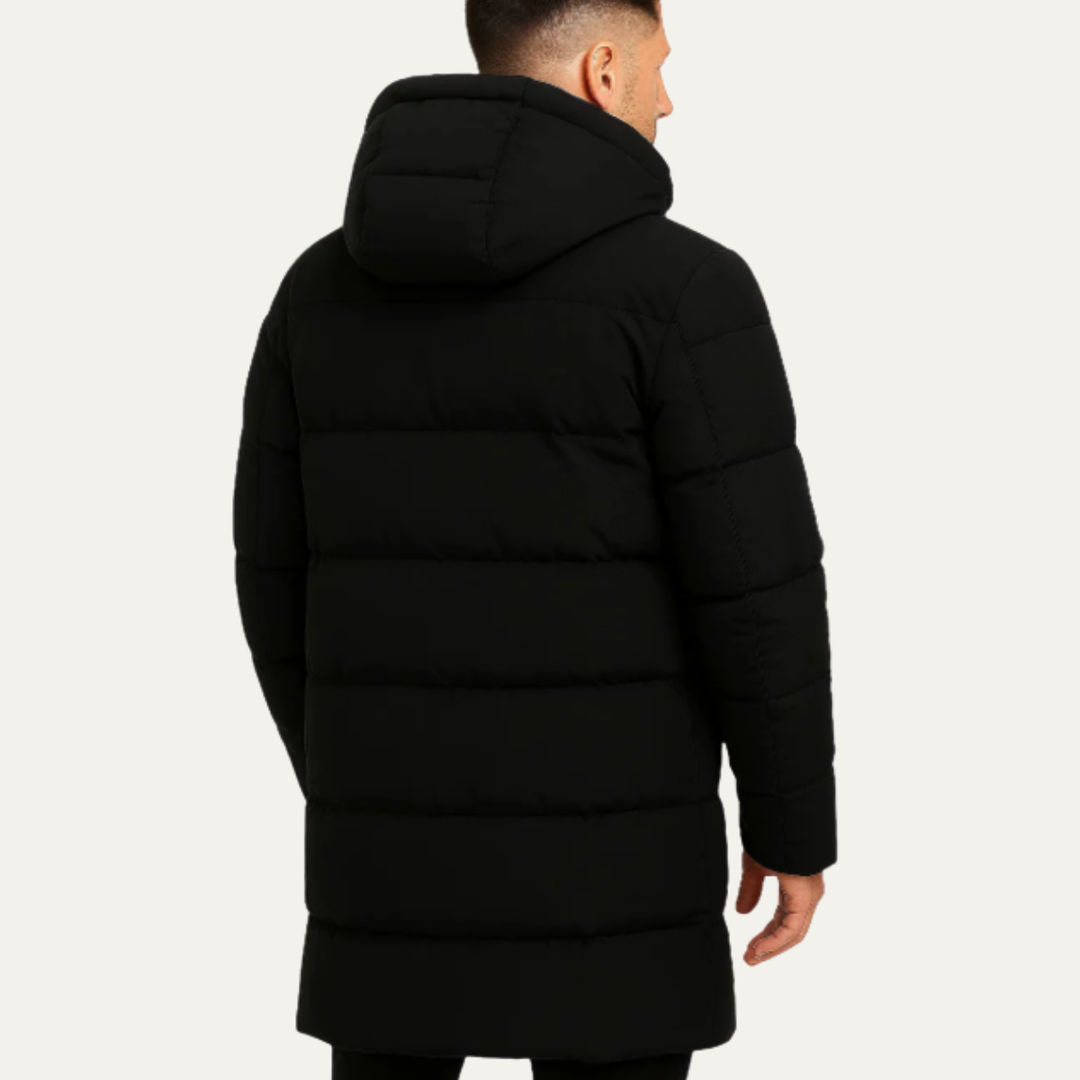The Radnor Men’s Winter Puffer Hooded Parka Coat