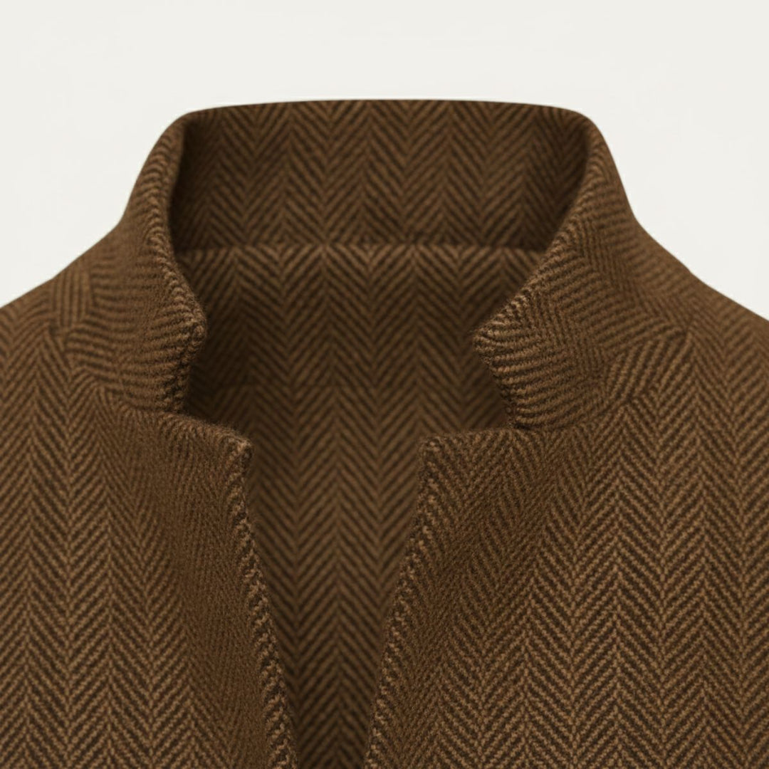 The Milverstone Men’s Single Breasted Tweed Blazer Jacket