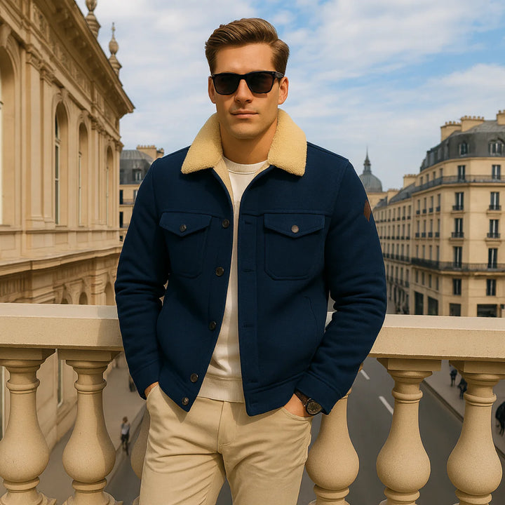 The Vancouver Men's Fleece Lined Outdoor Jacket | Modern & Warm