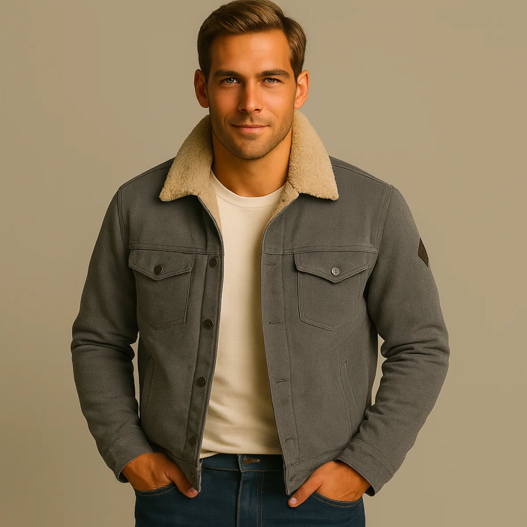 The Vancouver Men's Fleece Lined Outdoor Jacket | Modern & Warm