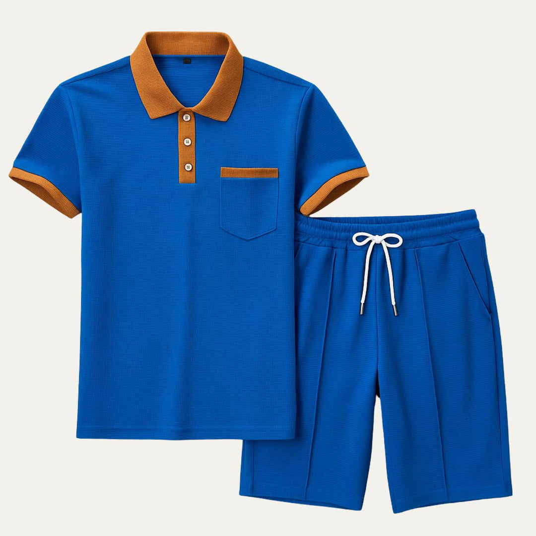 The Capri Set – Vintage Polo & Shorts Co ord for Men
