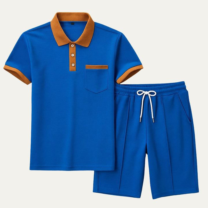 The Capri Set – Vintage Polo & Shorts Co ord for Men