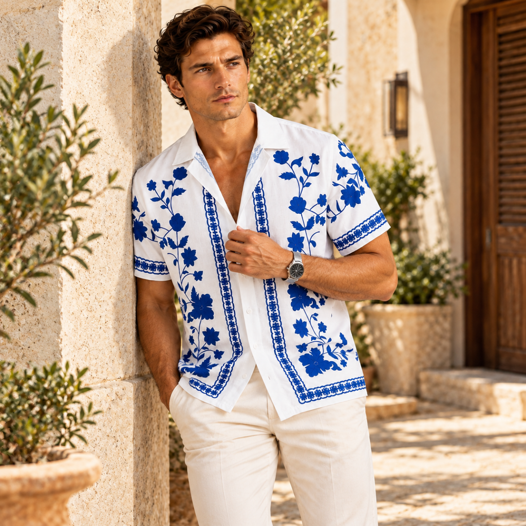 The Ellwood Men’s Floral Summer Shirt
