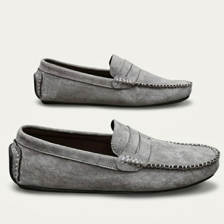 The Marostica Men’s Suede Classic Moccasins Slip On Loafers