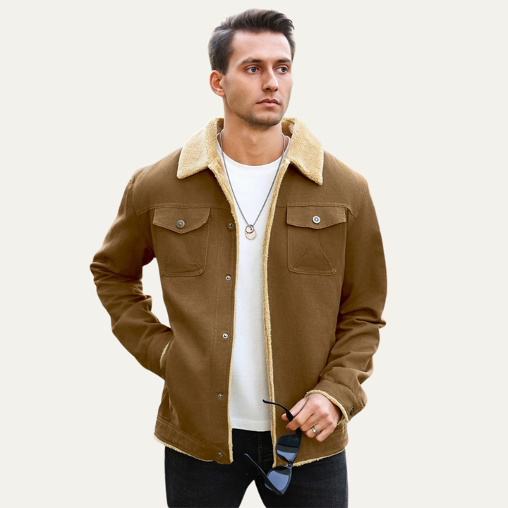The Carpi Men’s Jacket with Sherpa Collar