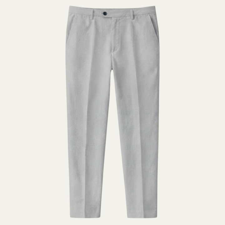 The Silverwood Men’s Casual Linen Dress Pants – Slim Fit