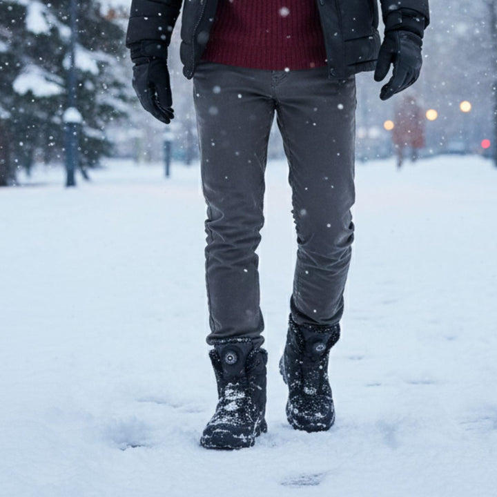 The Northpark Men’s Stylish Plush Lined Snow Boots