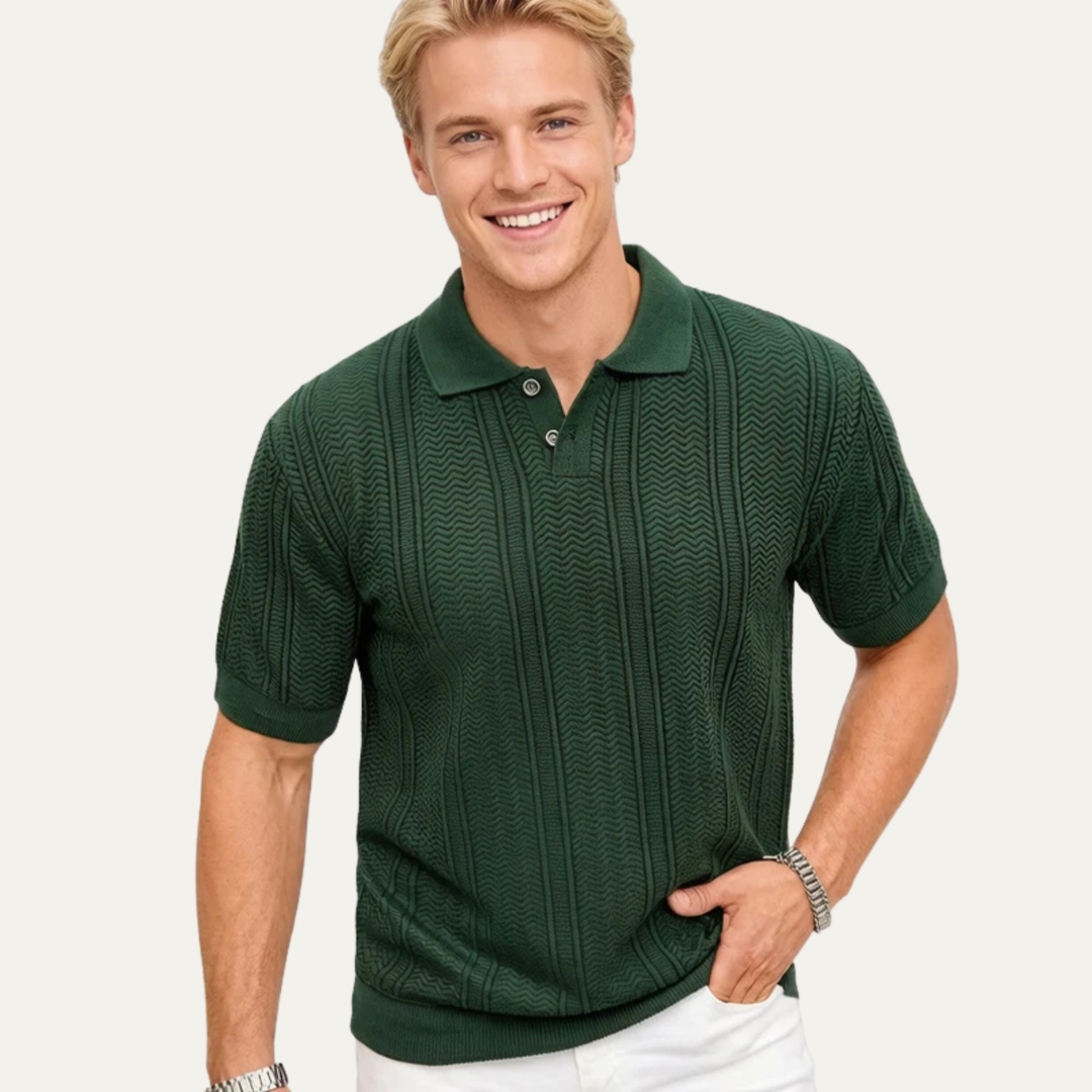 The Naples Men's Knit Polo Shirt