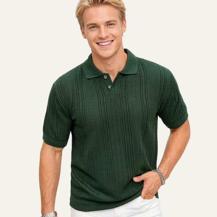 The Naples Men's Knit Polo Shirt