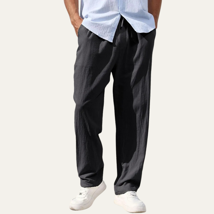 The Millbrook Men’s Lightweight Linen Straight Leg Pants