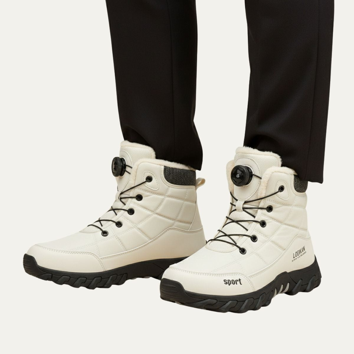 The Northpark Men’s Stylish Plush Lined Snow Boots