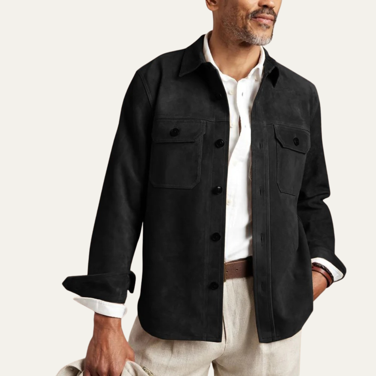 The Barrington Men’s Casual Overshirt Jacket