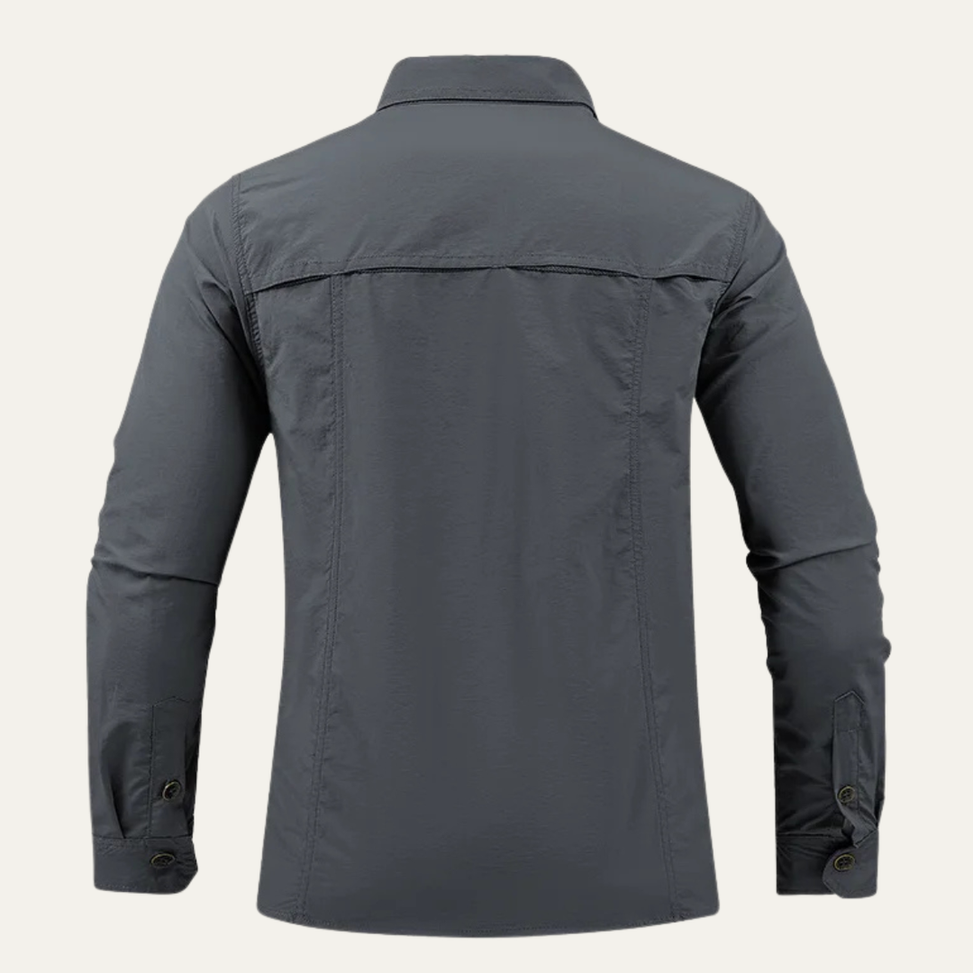 The Montbrook Men’s Tactical Multi Pocket Outdoor Cargo Shirt