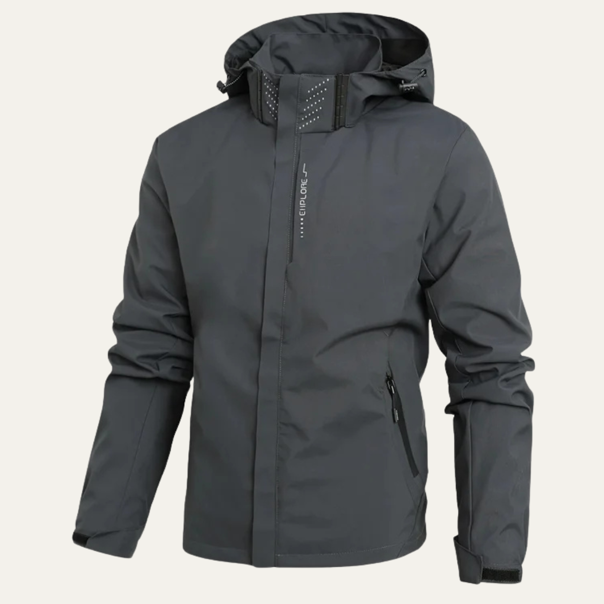 The Kingmere Waterproof Rain Jacket – Windproof Hooded Outdoor Hiking Coat