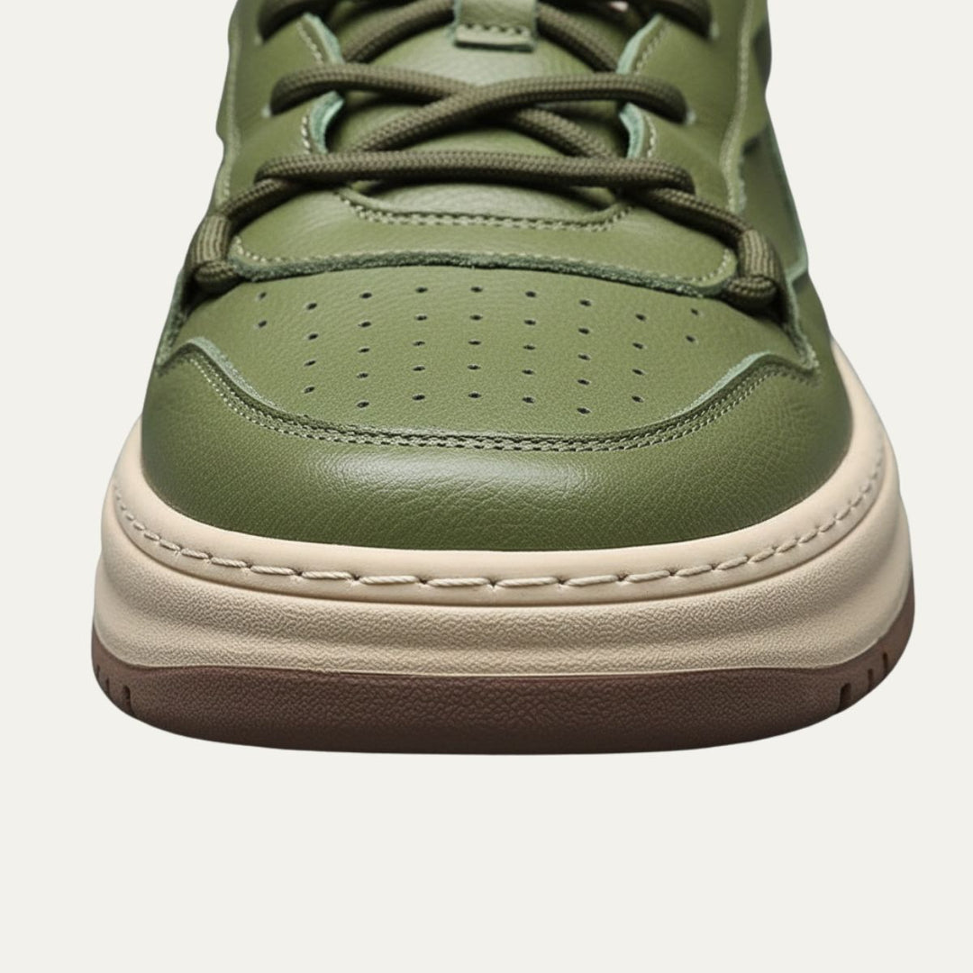 The Geneva Men’s Faux Leather Shoes – Modern Casual Sneakers