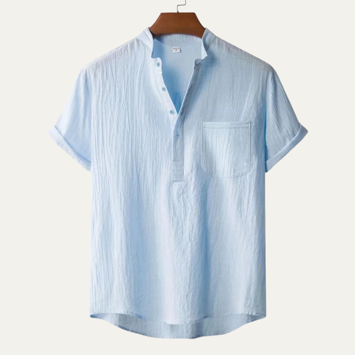 The Rodeo Men’s Linen Henley Summer Shirt
