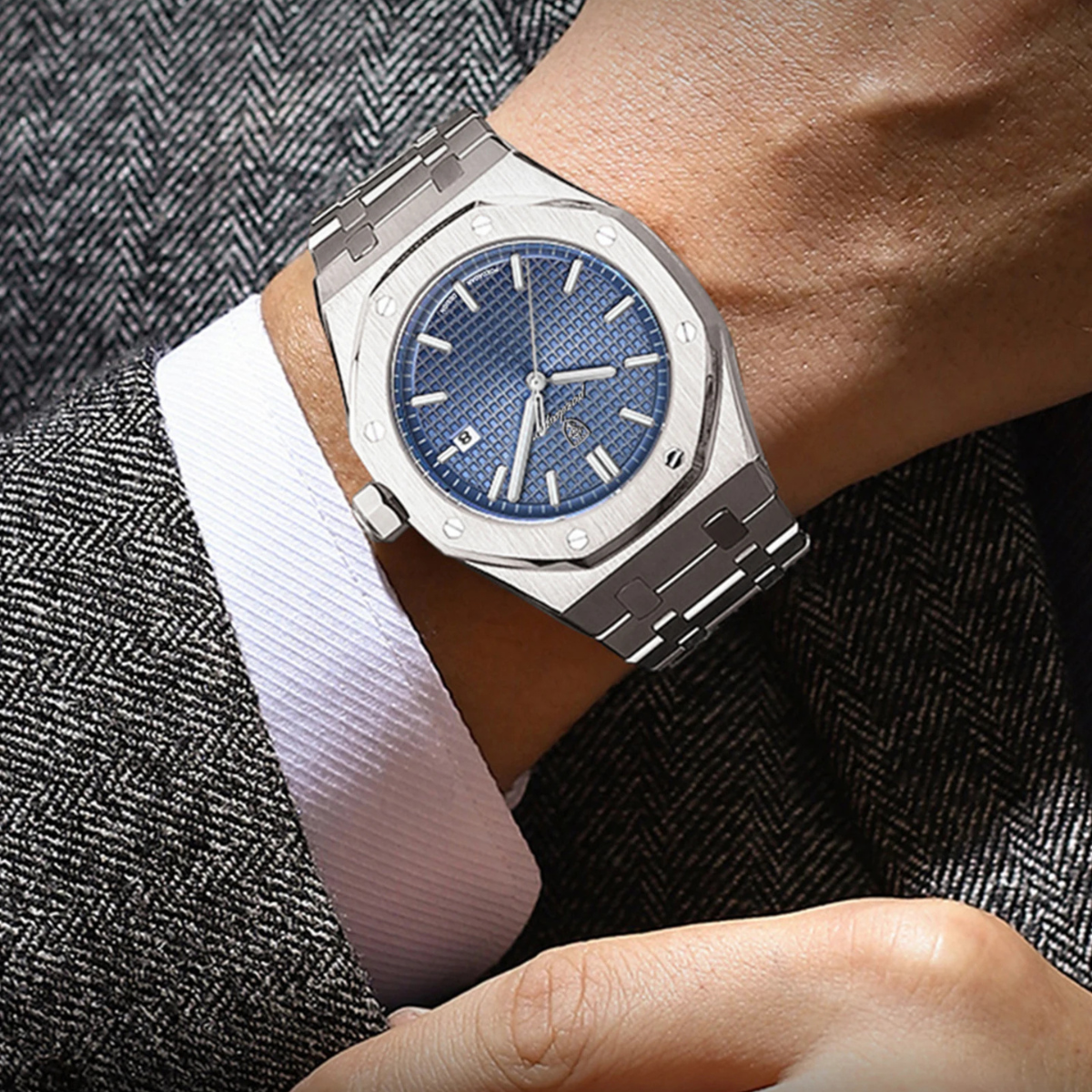 The Glenwood Court Men’s Elegant Business Quartz Wristwatch