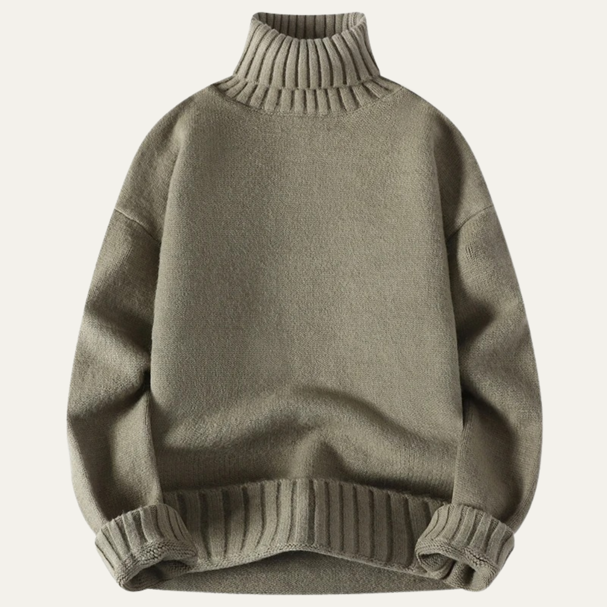 The Aosta Men’s Soft Knit Warm Turtleneck Sweater