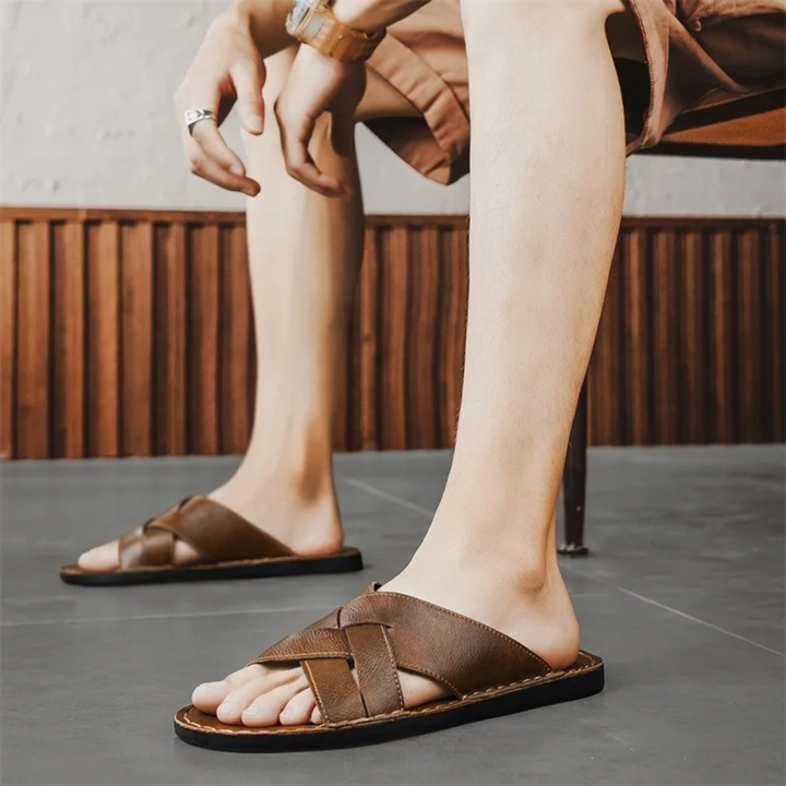 The Marin Men’s Soft Sole Comfort Slide Sandals
