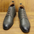 The Rapallo Men’s Classic Side Zip Leather Ankle Boots