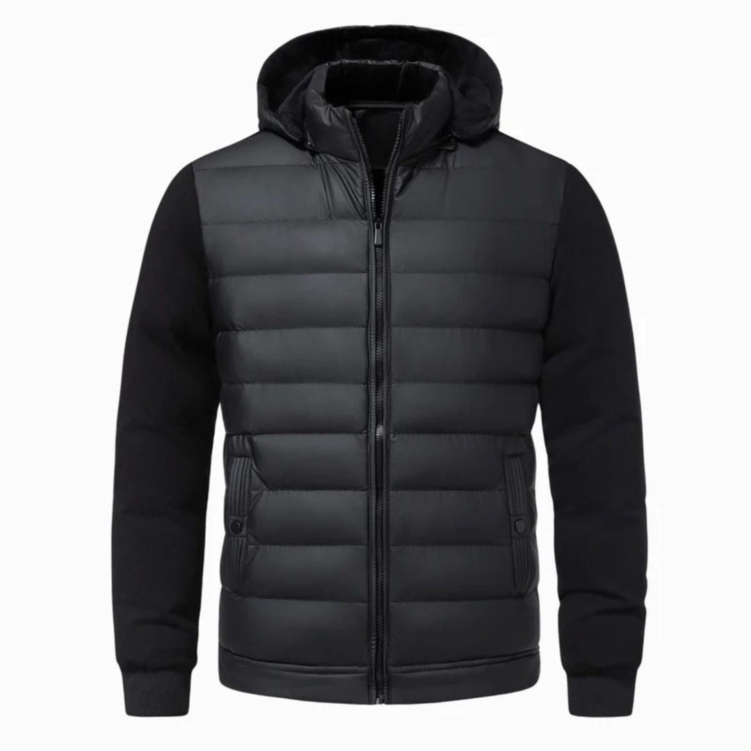 The Zurich Men's Hooded Light Puffer Jacket