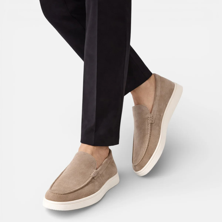 The Albright Men’s Slip On Suede Loafers