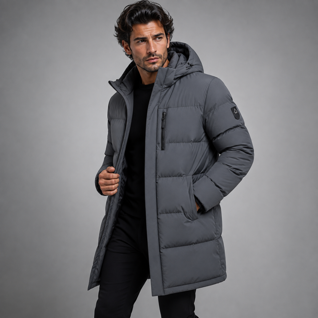 Men's Insulated Longline Puffer Coat