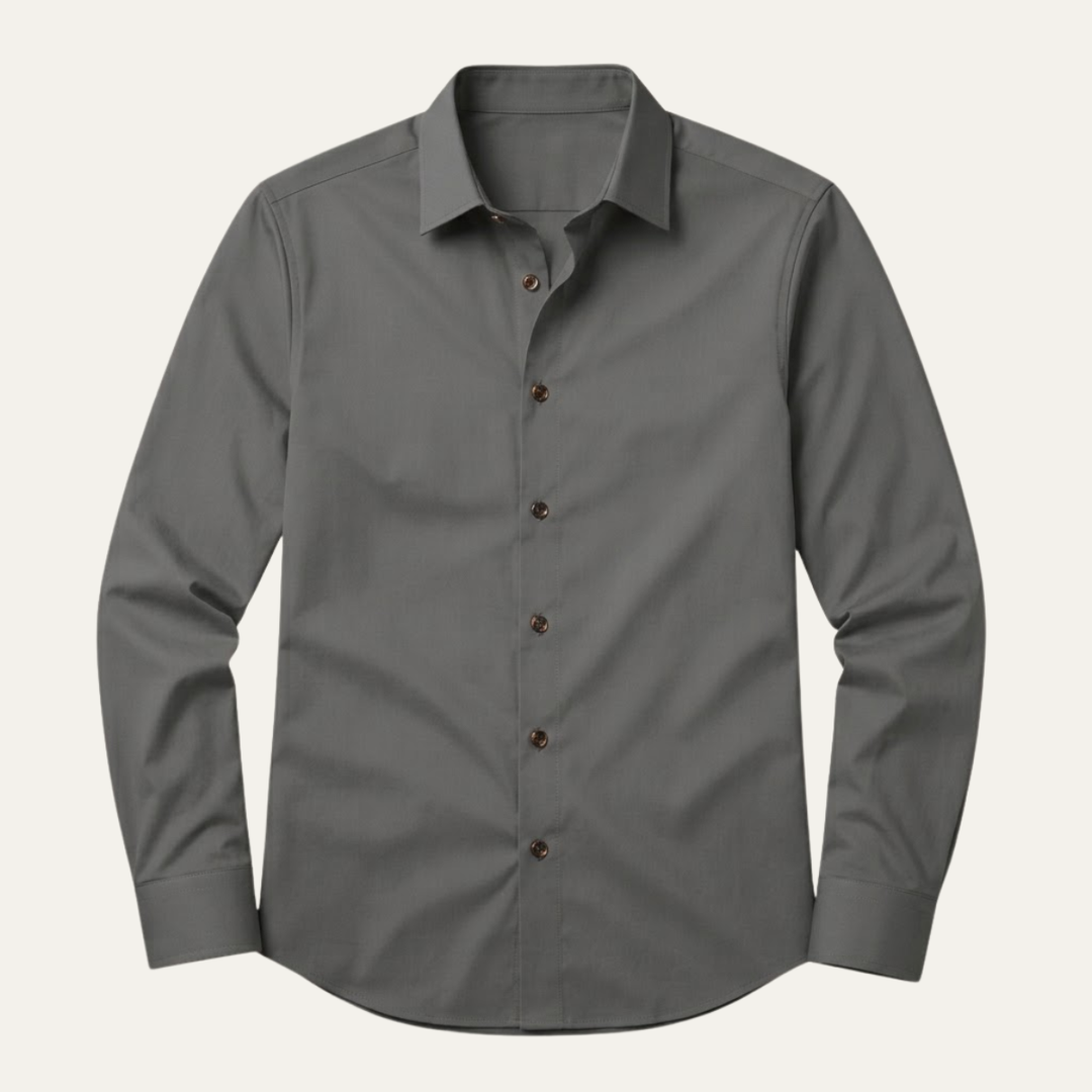 The Hawthorne Men’s Stretch Button Up Slim Fit Dress Shirt