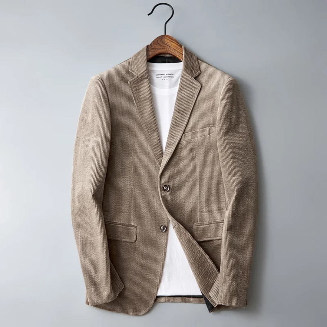 The Ellwood Men’s Casual Corduroy Blazer