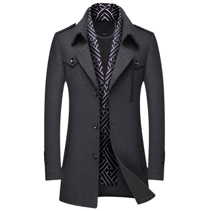 The Belgravia Coat with Tailored Fit-The British Gentlemen