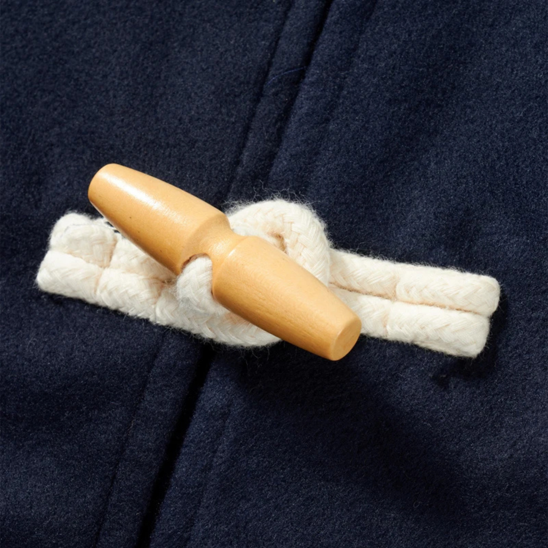 The Montrose Ridge Men’s Classic Wool Blend Toggle Duffle Jacket