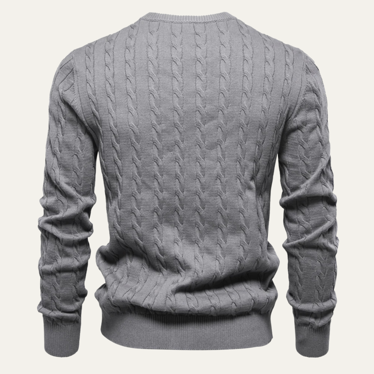The Carmarthenshire Men's Stylish Crew Neck Knitwear Sweater