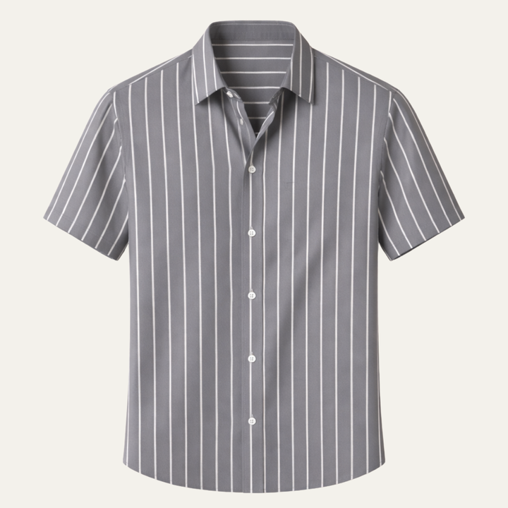 The Franciacorta Men’s Striped Casual Breathable Summer Shirt
