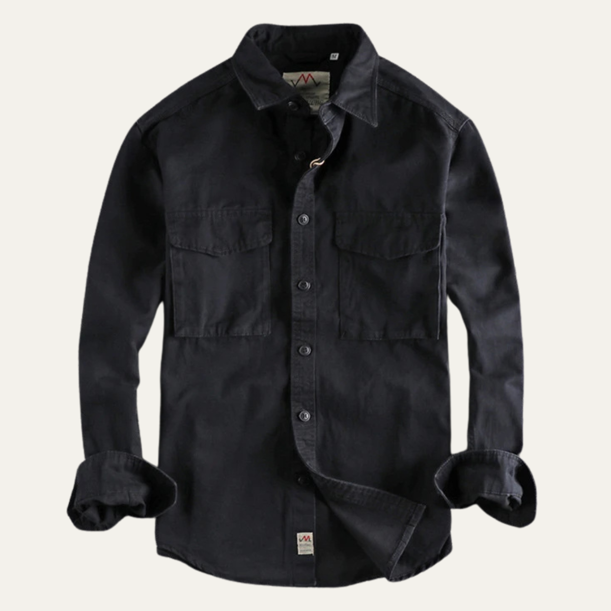 The Oak River Men's Safari Style Button Up Workwear Shirt