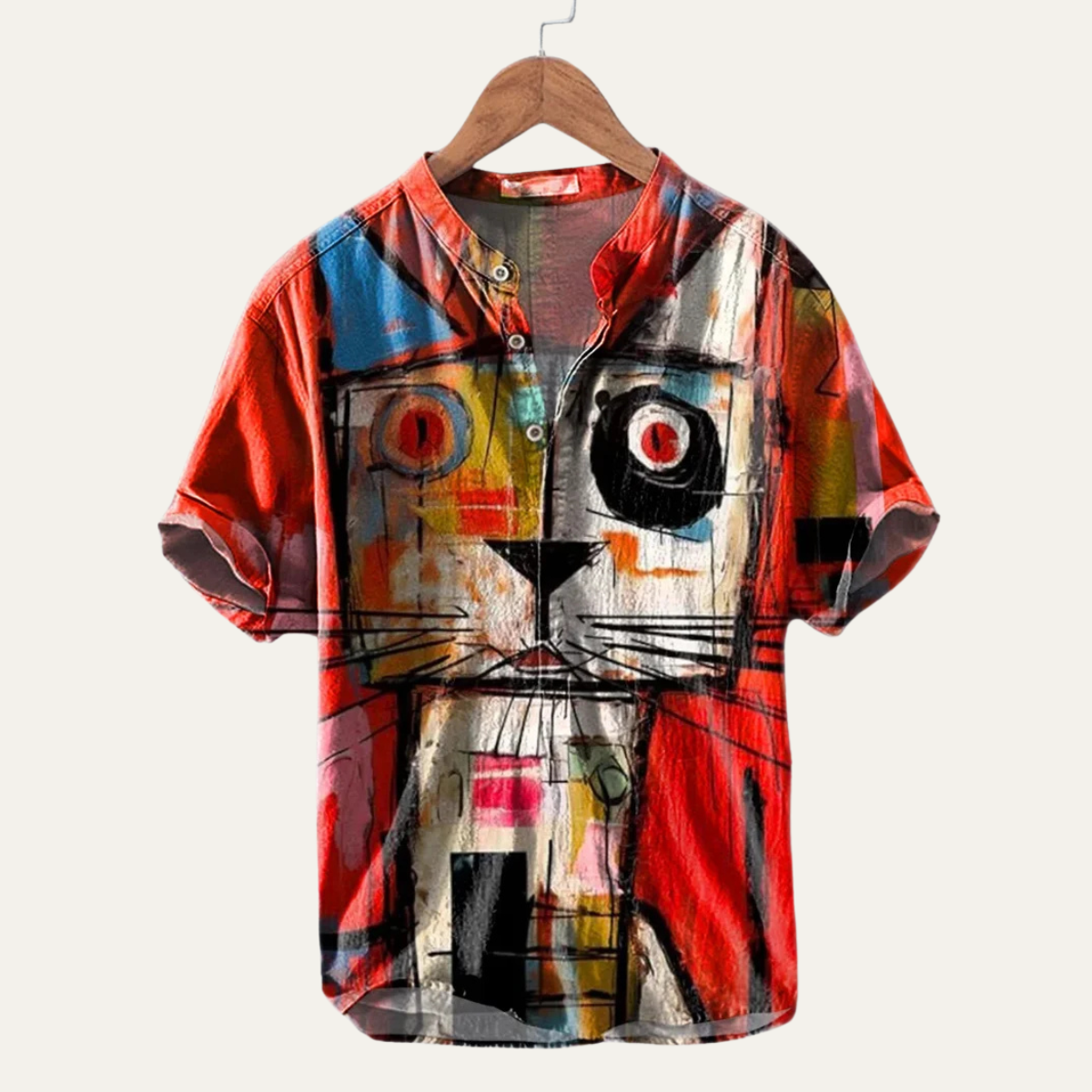 The Willowcrest Men’s HawaiianTropical Button Up Summer Shirt