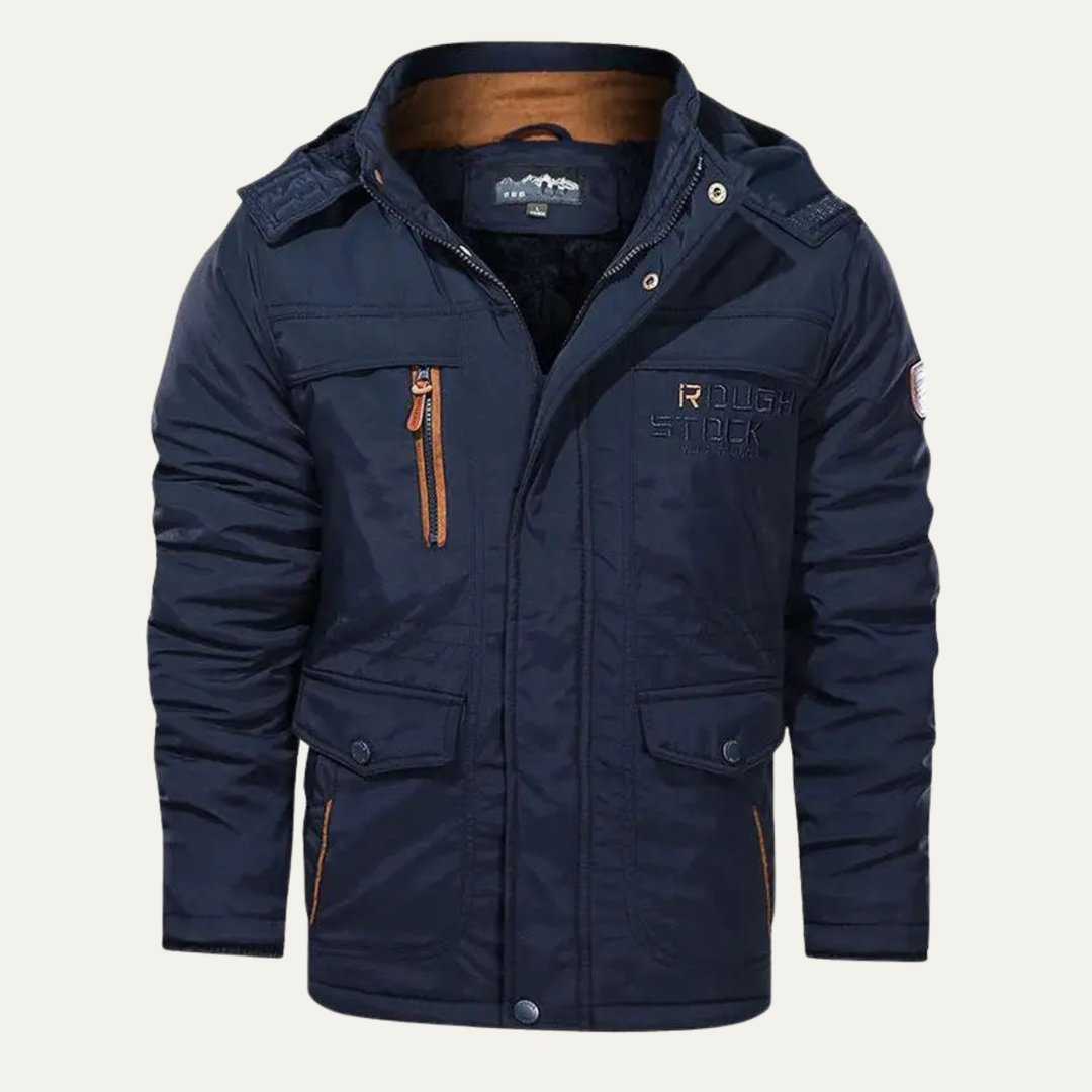 The Rovigo Men’s Tactical Thick Fleece Lined Winter Hooded Jacket