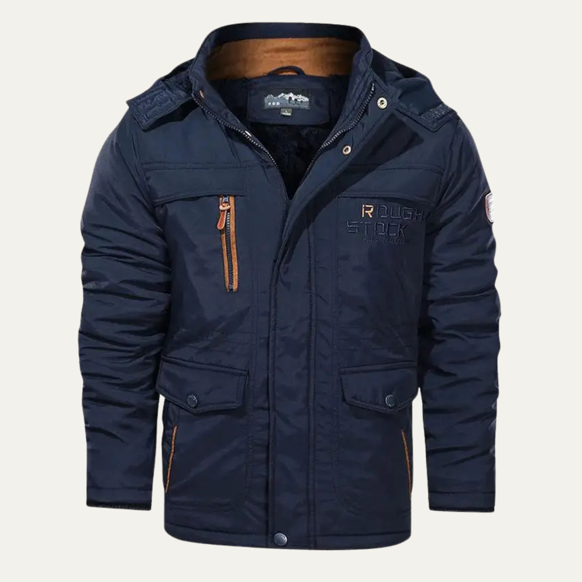 The Rovigo Men’s Tactical Thick Fleece Lined Winter Hooded Jacket