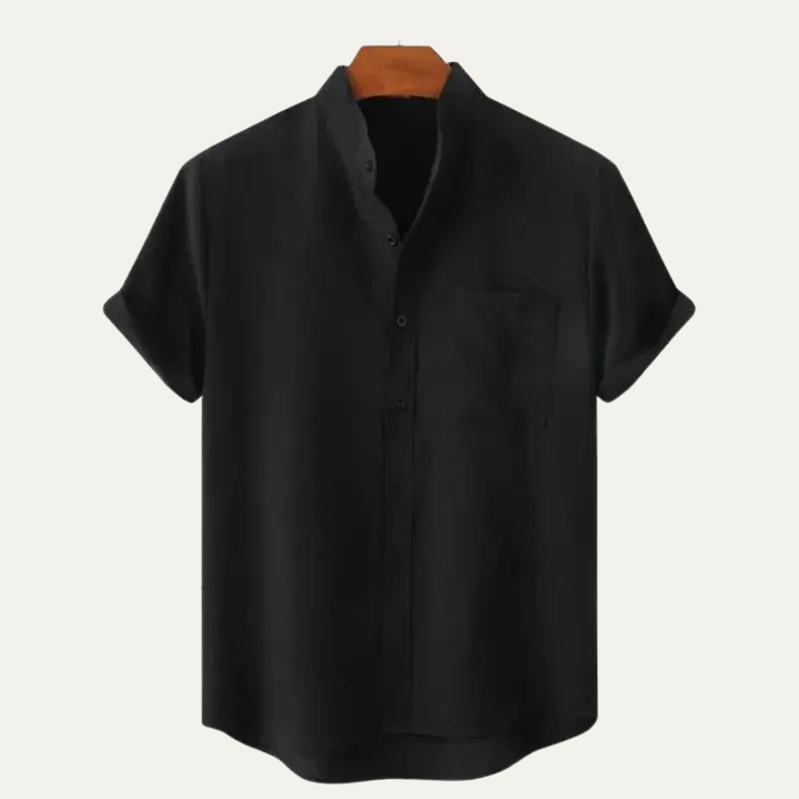 The Creststone Men’s Casual Linen Summer Beach Shirt