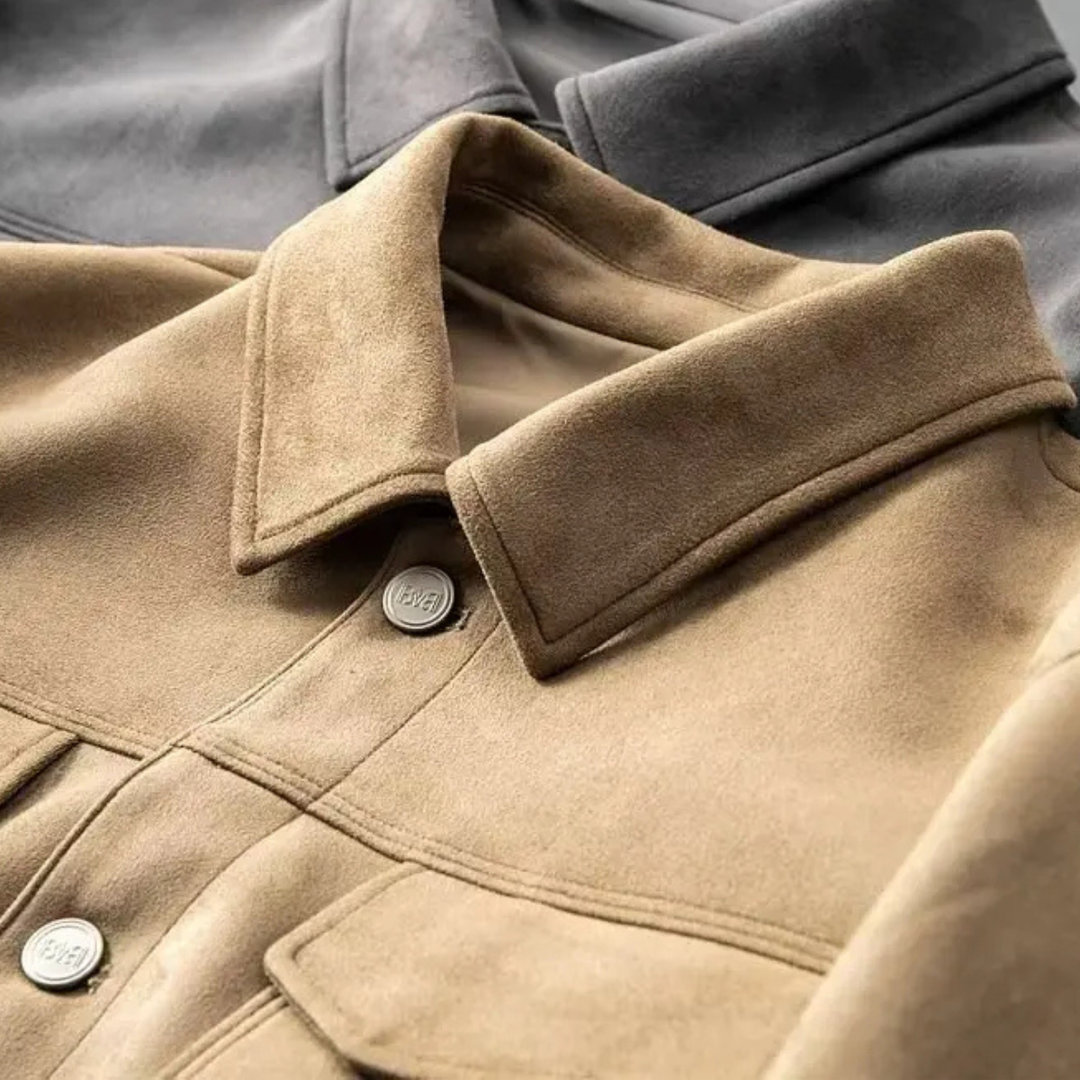 The Inverness Men’s Suede Business Casual Work Jacket