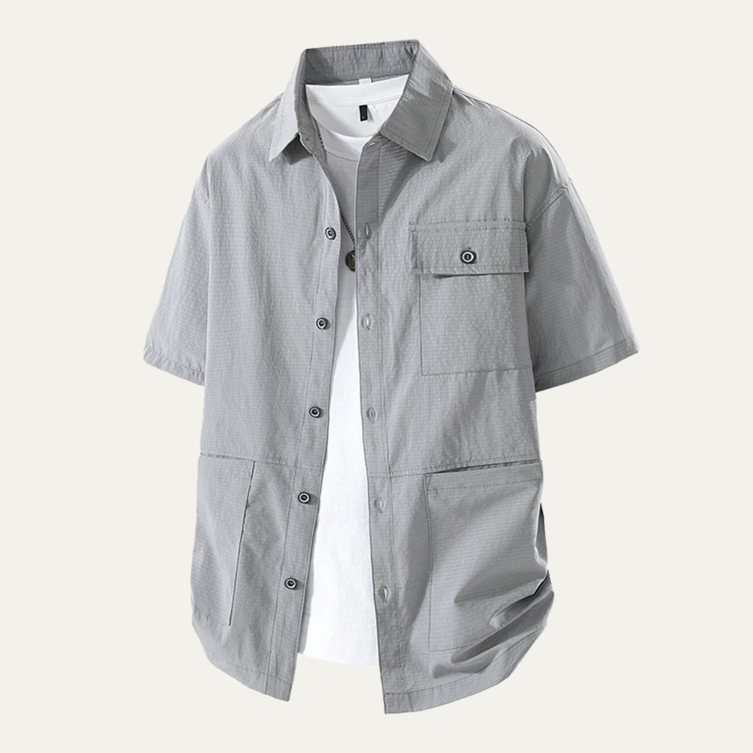 The Vernazza Men’s Casual Lightweight Button Down Shirt