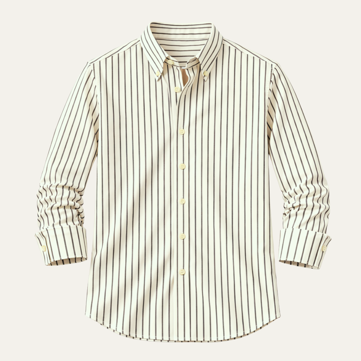 The Moltrasio Men’s Contrast Stripe Business Shirt