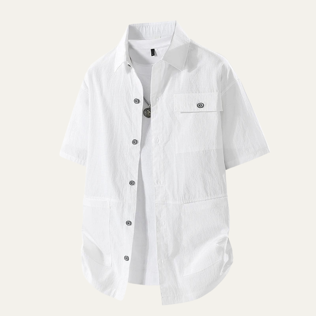 The Vernazza Men’s Casual Lightweight Button Down Shirt