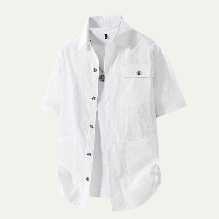 The Vernazza Men’s Casual Lightweight Button Down Shirt