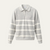 The Woodstock Men's Half Zip Striped Knit Sweater