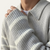 The Woodstock Men's Half Zip Striped Knit Sweater